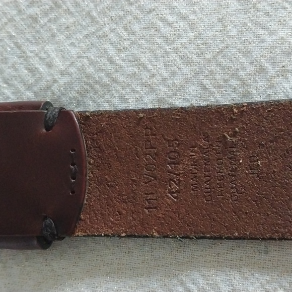 Levi's Leather Belt Size 42 - Picture 8 of 8